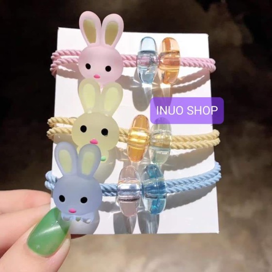 Ligas de conejo con cuencas de cristal